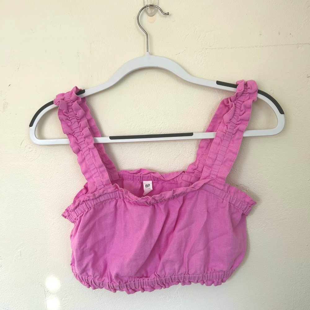 BP. pink cropped tank